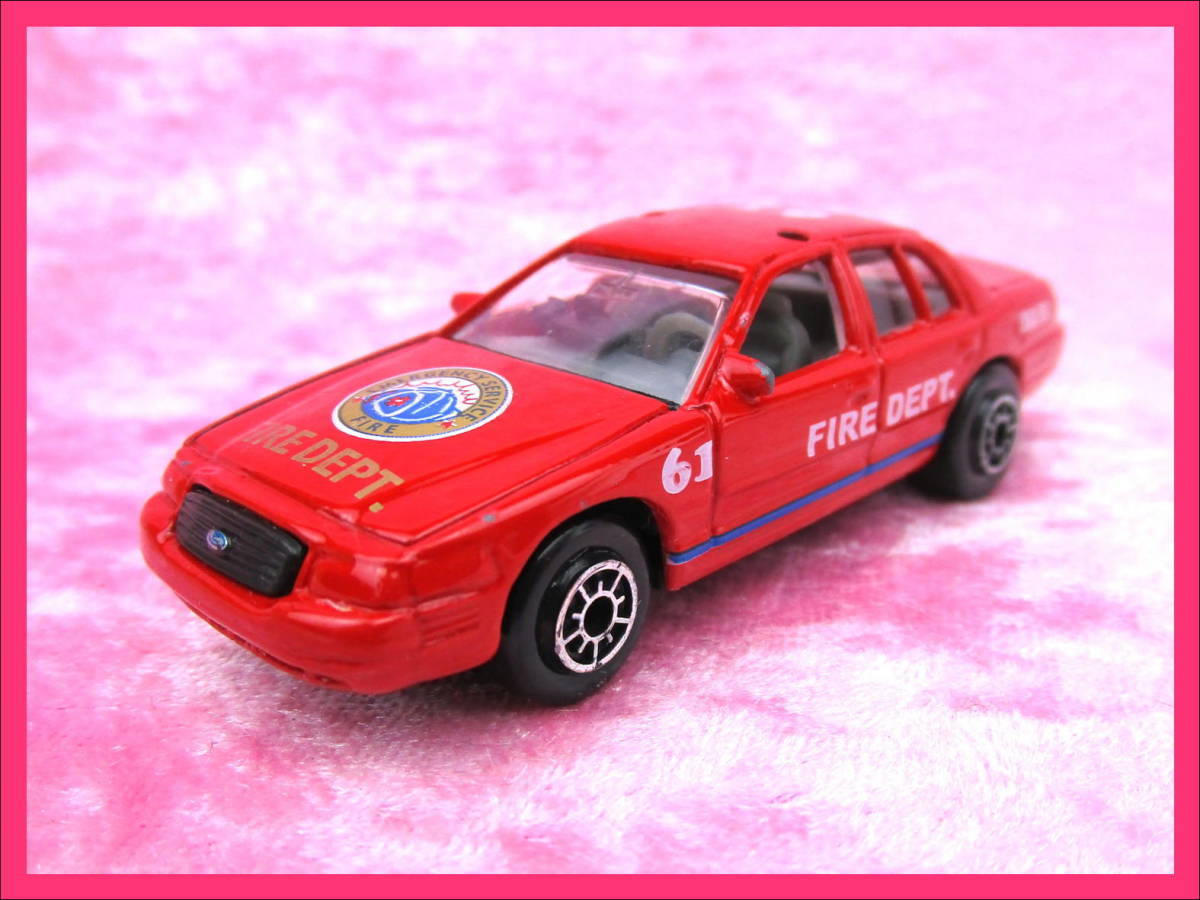 WELLY Welly minicar urgent car series FIRE DEPT minicar die-cast made <1 point >* with defect 