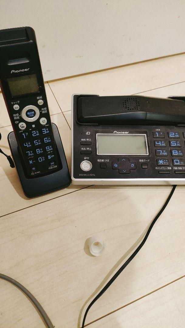 Pioneer コードレス留守番電話機 TF-FV3025-K　親子機セット