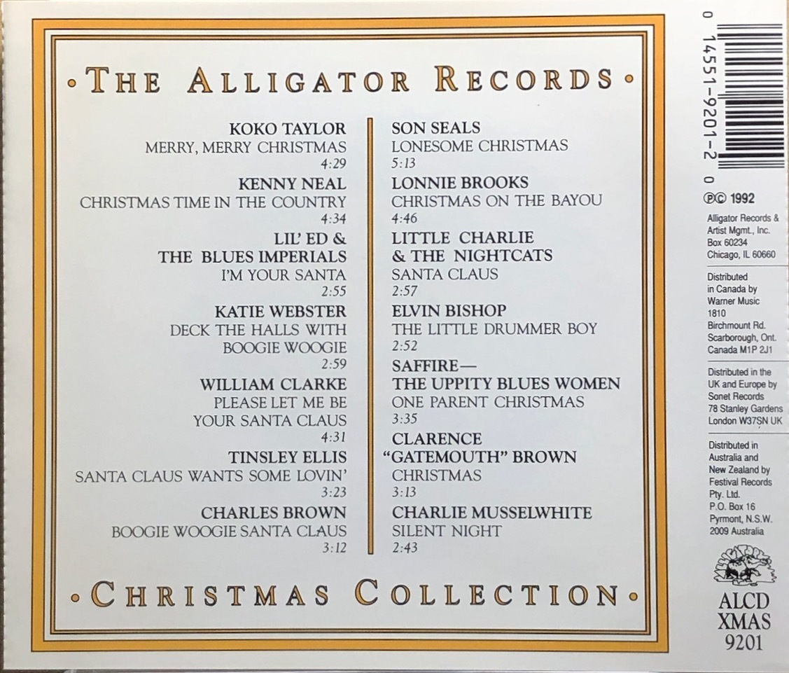 (C34H)☆Bluesコンピ廃盤/アリゲーター・レコーズ・クリスマス・コレクション/The Alligator Records Christmas Collection☆_画像2
