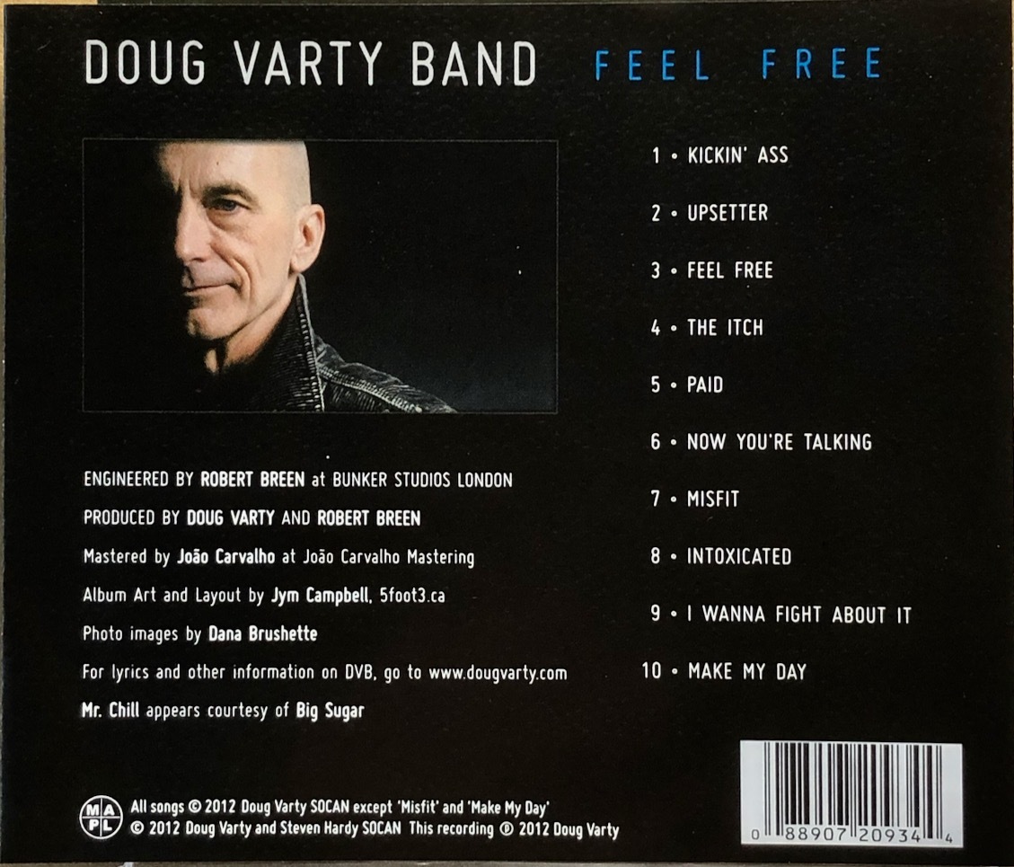 (C34H)☆Blues/Doug Varty Band/Feel Free☆_画像2