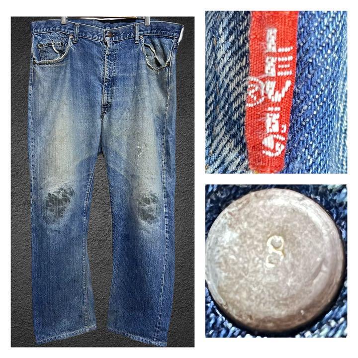 本物 ビンテージ リーバイス 505 黒カンヌキ タロン42 www