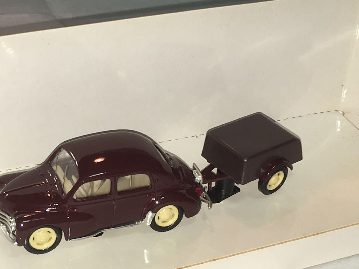 【送料無料】1/43 ルノー 4CV トレーラー ベレム RENAULT 4CV + REM_画像2