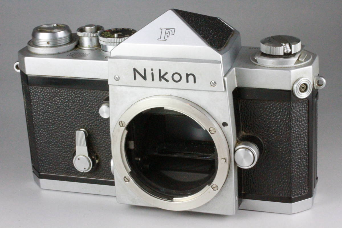 希少 Nikon ニコン F アイレベル 651万番台 シルバー 富士山マーク ボディ一眼レフ フィルムカメラ #199_画像1