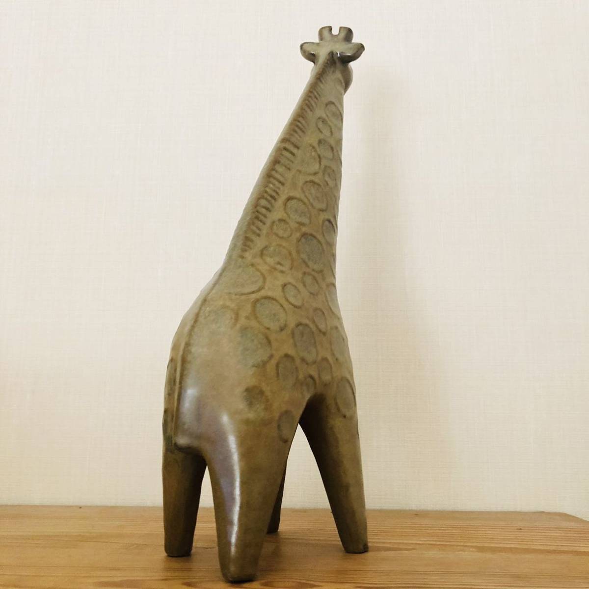 希少 Lisa Larson Stora Zoo giraffe キリン リサ ラーソン_画像4