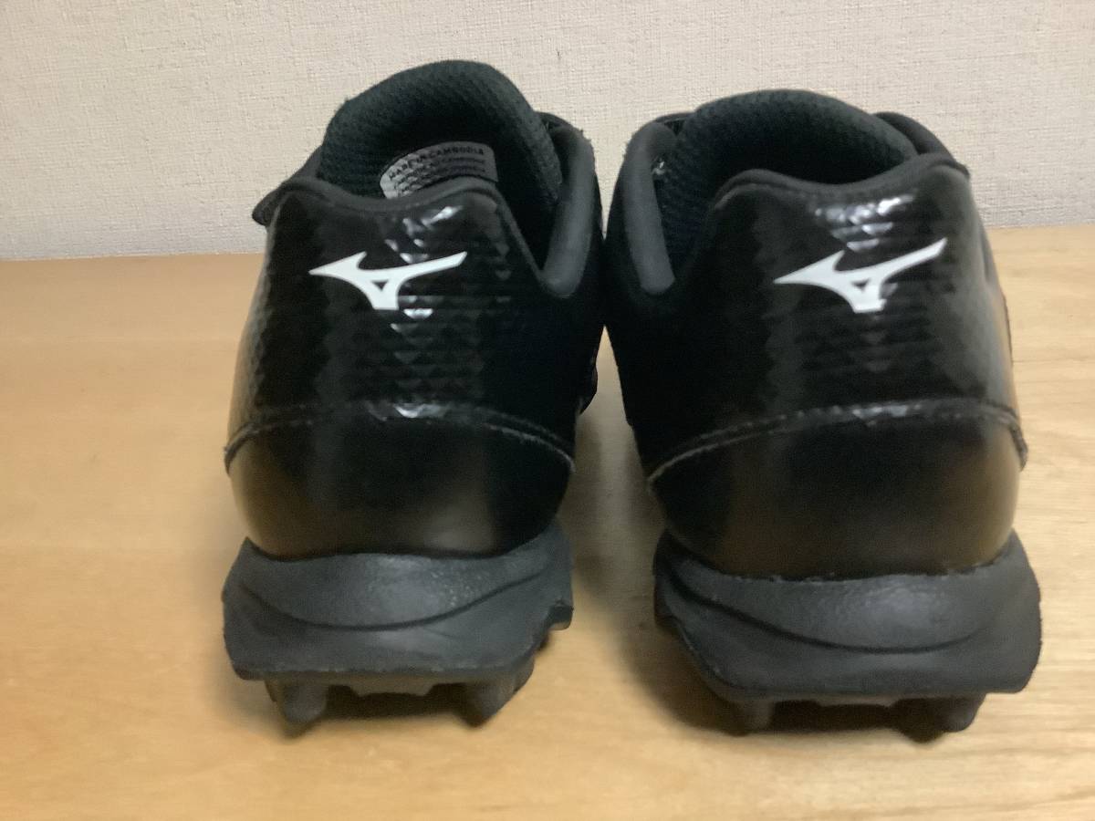  beautiful goods MIZUNO Mizuno boy baseball for spike velcro 19.0cm black free shipping 