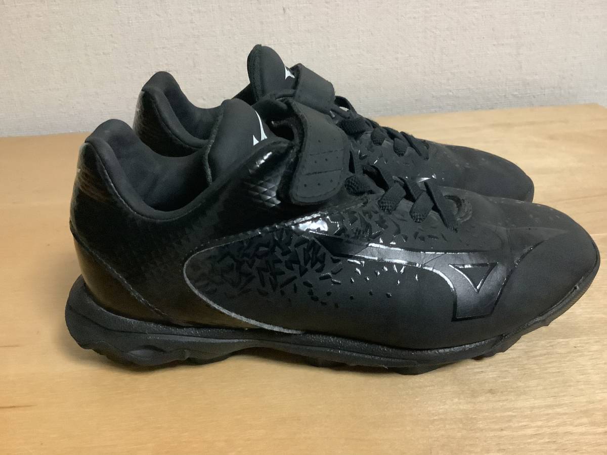  beautiful goods MIZUNO Mizuno boy baseball for spike velcro 19.0cm black free shipping 