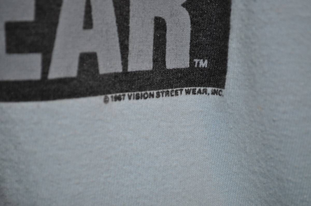 ユーズド 80年代 VISION STREET WEAR AUTHORIZED ビジョン ストリートウエアー オーソライズド Tシャツ_画像6