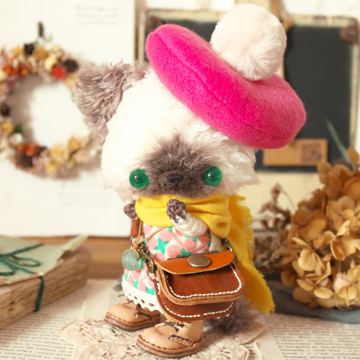 Yahoo!オークション - cocoperi あみぐるみ ピンクのベレー帽を Yahoo!オークション - cocoperi あみぐるみ ピンクのベレー帽を