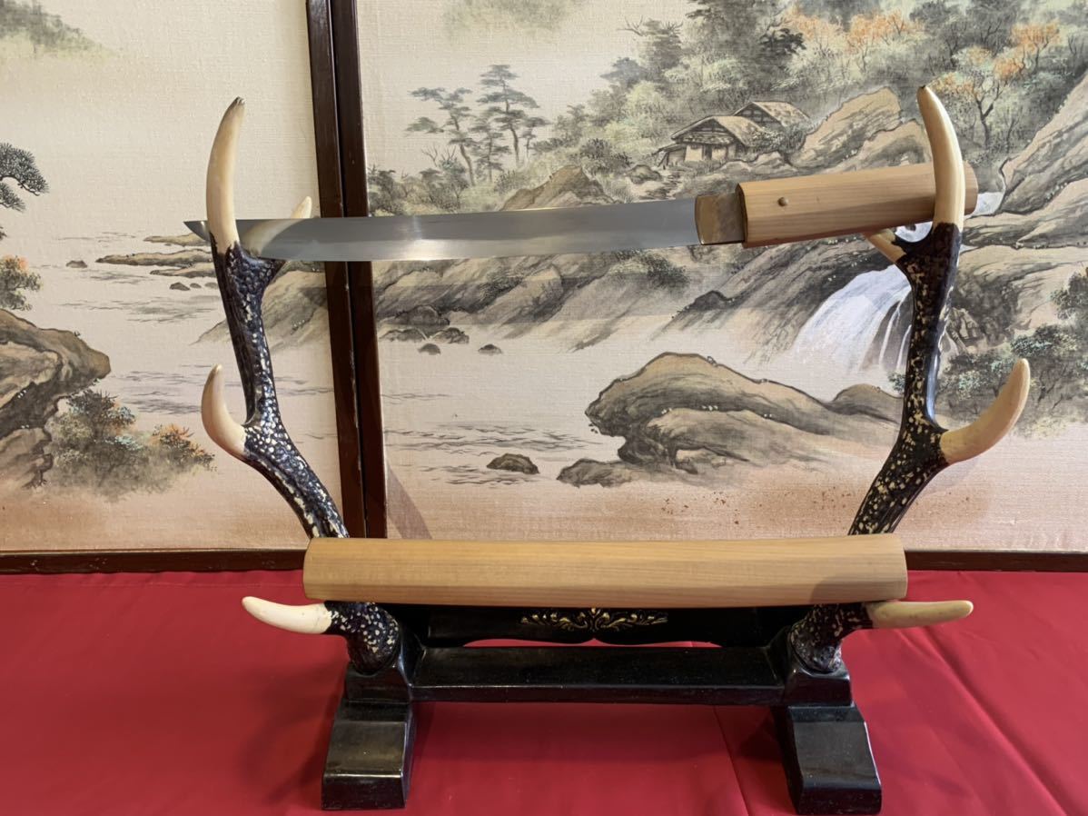無鑑査刀匠八鍬靖武門下 大崎靖宗・中村靖正 合作 脇差 二 無鑑査刀匠八鍬靖武門下 大崎靖宗・中村靖正 合作 脇差 二