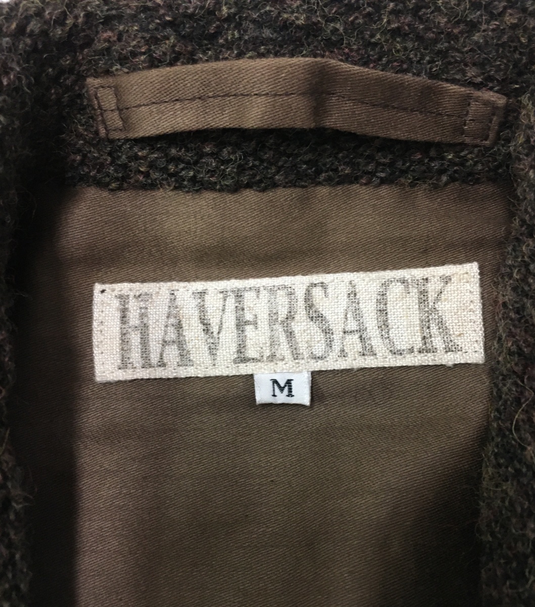  free shipping HAVERSACK Haversack knitted jacket 471626 declared size M.K.