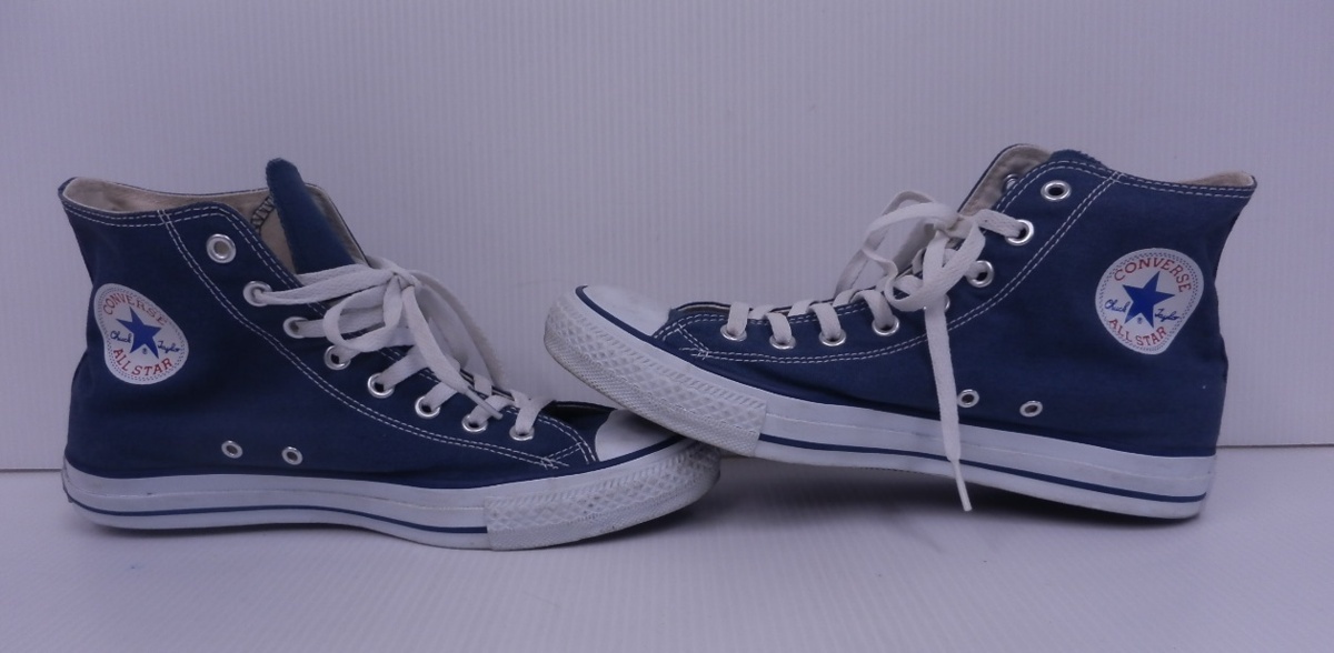 CONVERSE Chuck Taylor コンバースチャックテイラー 4G 1608 オールスター 青 ハイカット スニーカー 28cm 囗T巛_画像4