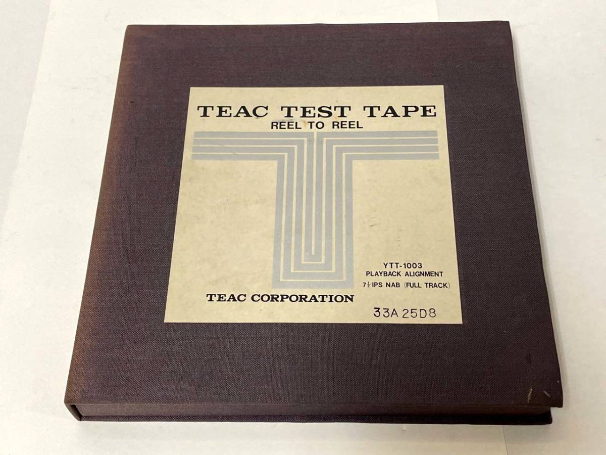 Yahoo!オークション - 7号 TEAC TEST TAPE テストテープ YTT Yahoo!オークション - 7号 TEAC TEST TAPE テストテープ YTT
