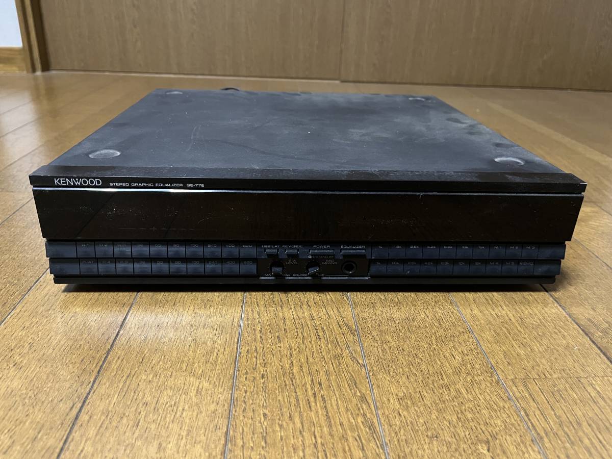 KENWOOD ステレオグラフィックイコライザー GE-77E KENWOOD ステレオグラフィックイコライザー GE-77E