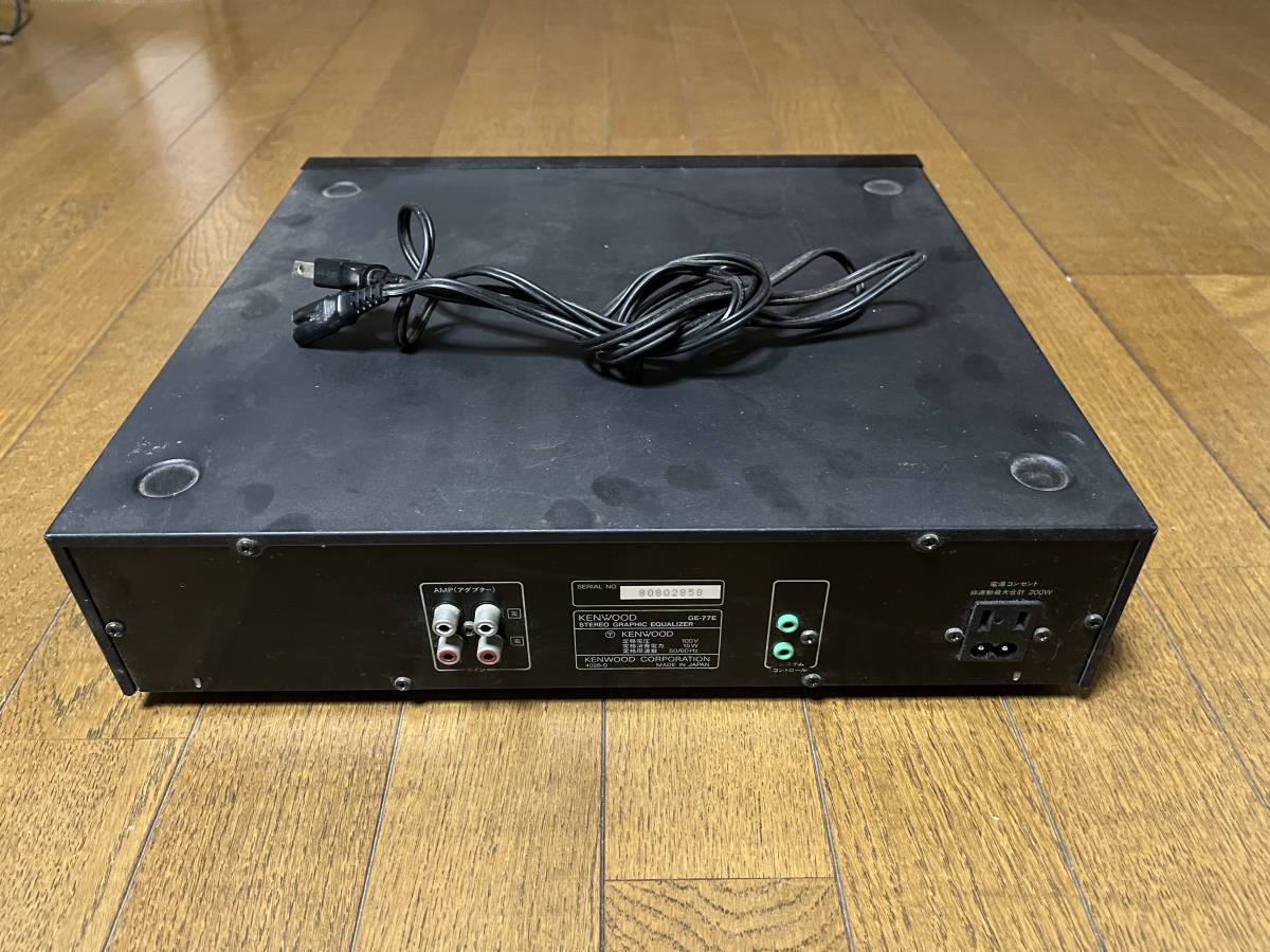 KENWOOD ステレオグラフィックイコライザー GE-77E KENWOOD ステレオグラフィックイコライザー GE-77E