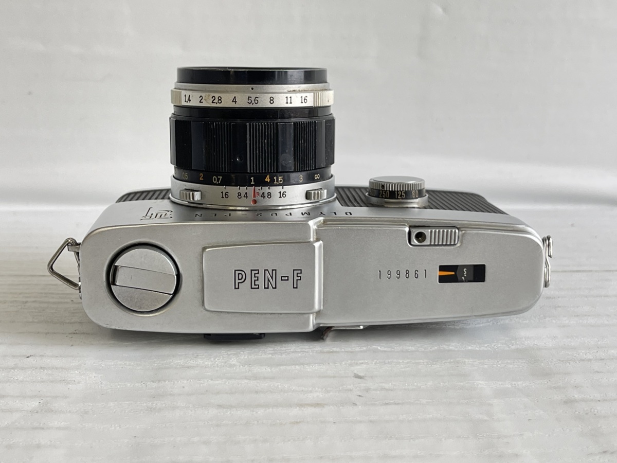 MI0404-25I　OLYMPUS-PEN F　1:1.4　f=40mm　一眼レフカメラ　オリンパスペン　マニュアルフォーカス　フィルムカメラ_画像3