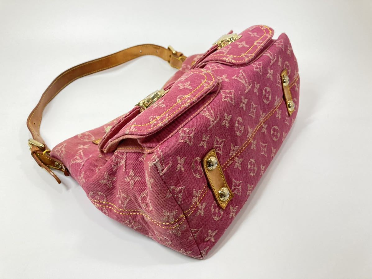 A0X25□1円スタート☆ルイ・ヴィトン LOUIS VUITTON モノグラムデニム