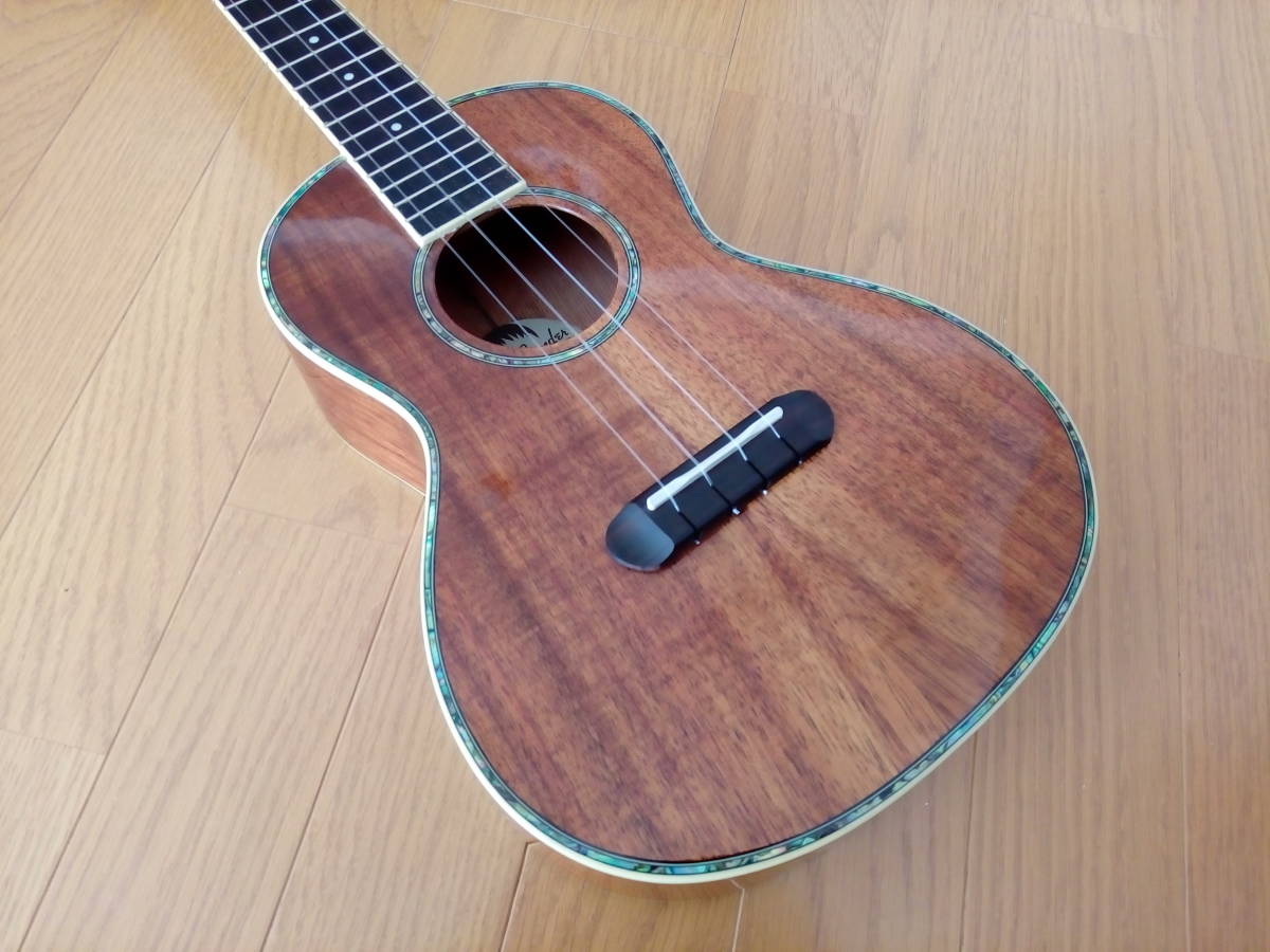 美品】Fender フェンダー Nohea ノヘア Koa テナーウクレレ 生産完了