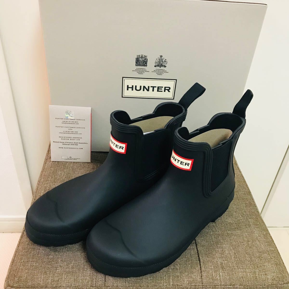 HUNTER レインブーツ ショート丈 24㎝ - 長靴