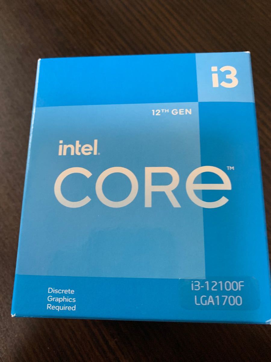 お試し価格！】 インテル INTEL CPU Core i3-12100F 4 8 3.3GHz