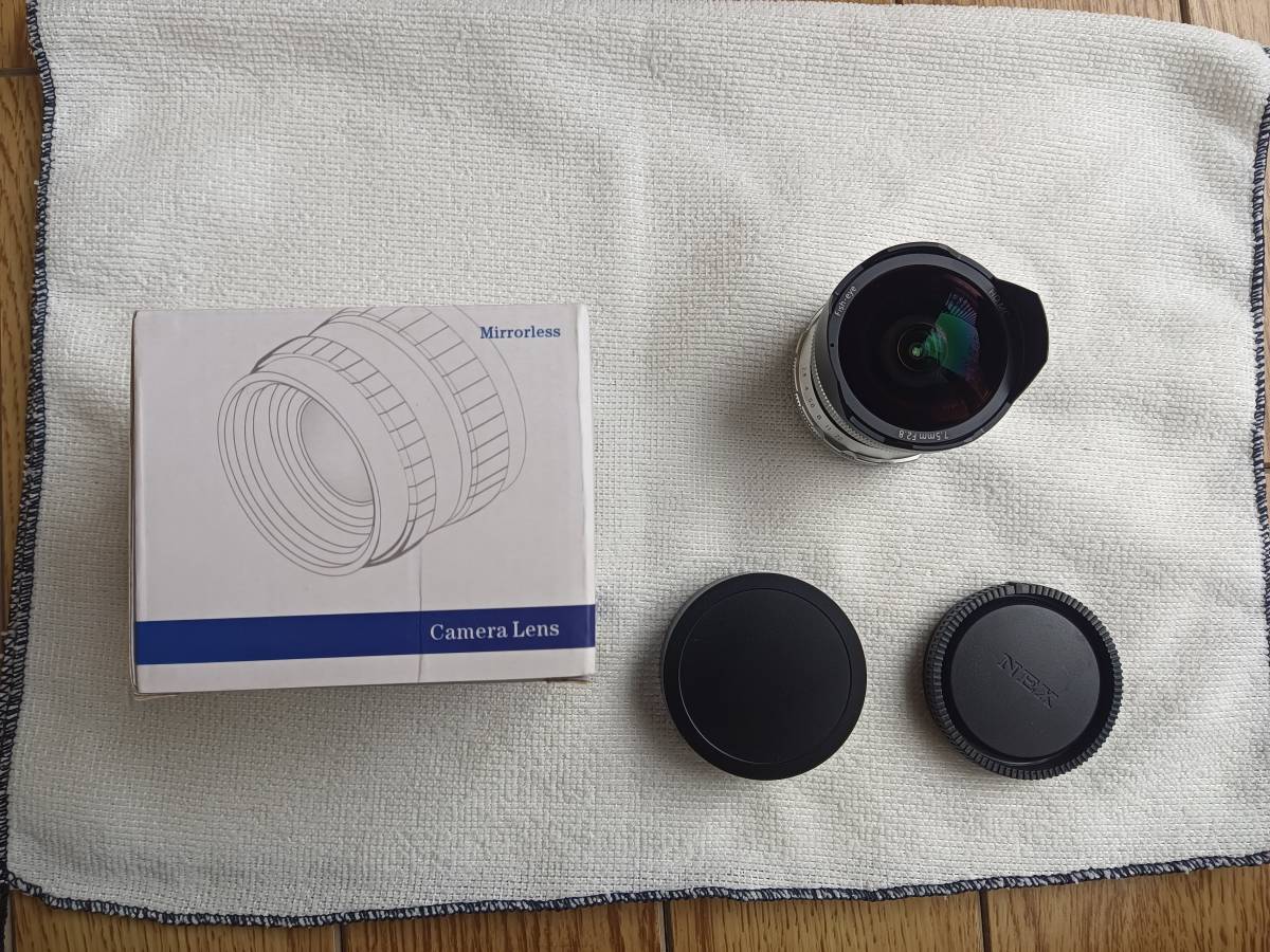 ヤフオク! - PERGEAR 7.5mm F2.8 カメラ交換レンズ 超...