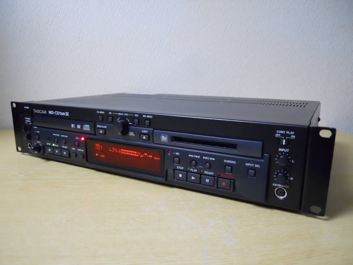 ヤフオク! - ☆TASCAM☆ タスカム 業務用 MD-CD1mkⅢ /...