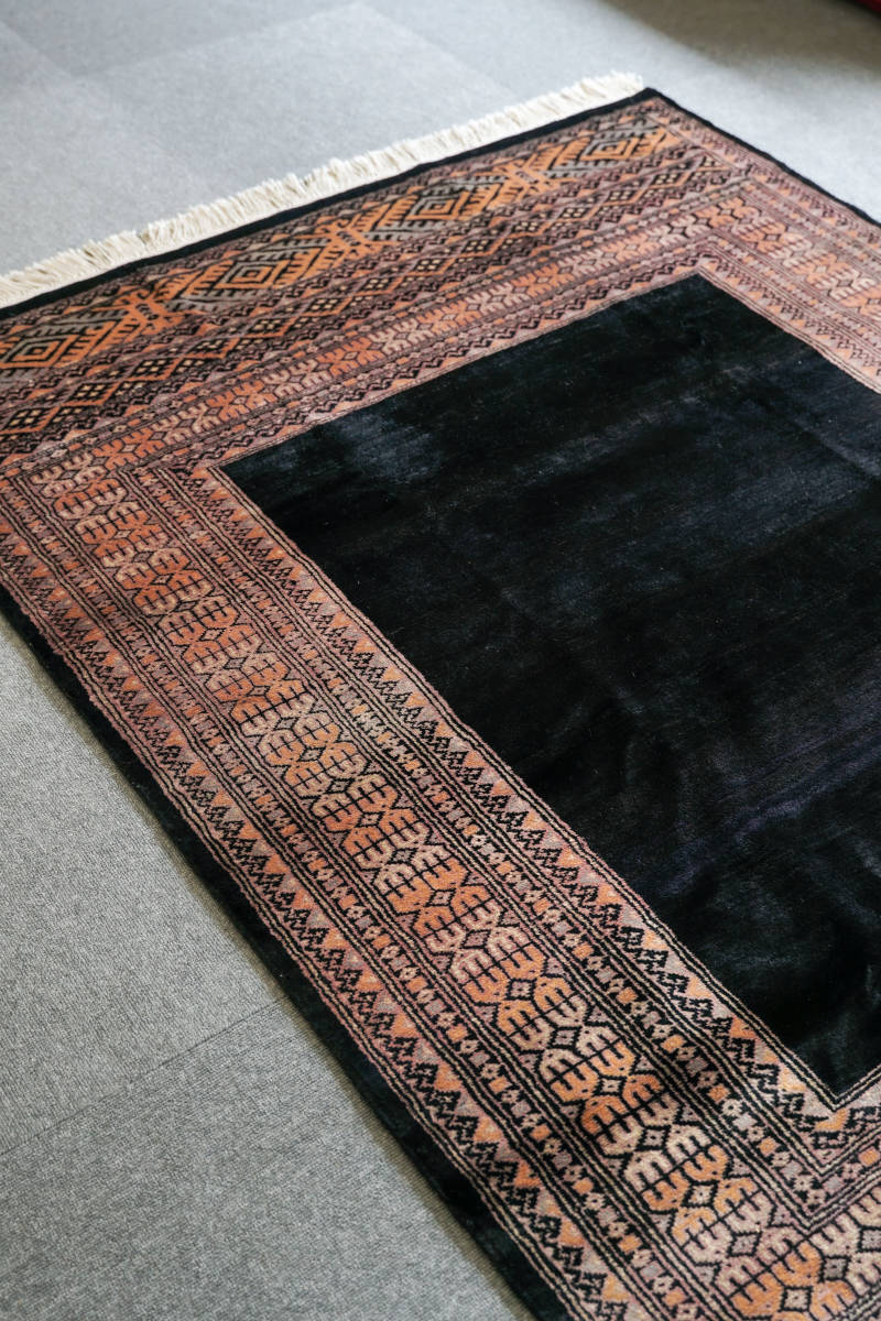 パキスタン 手織り絨毯 リビングラグ size: 179cmx125cm stn:362