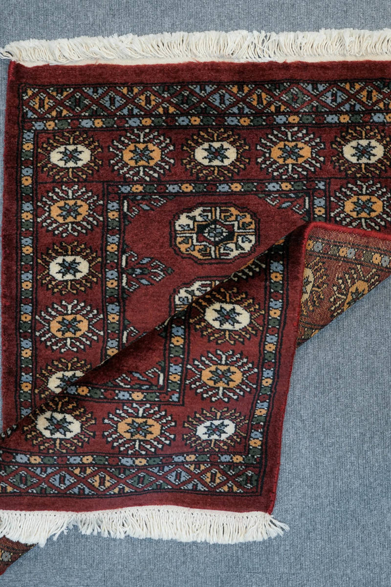 パキスタン手織り絨毯 91×61cm 玄関マットstn:352 www.odcplus.com