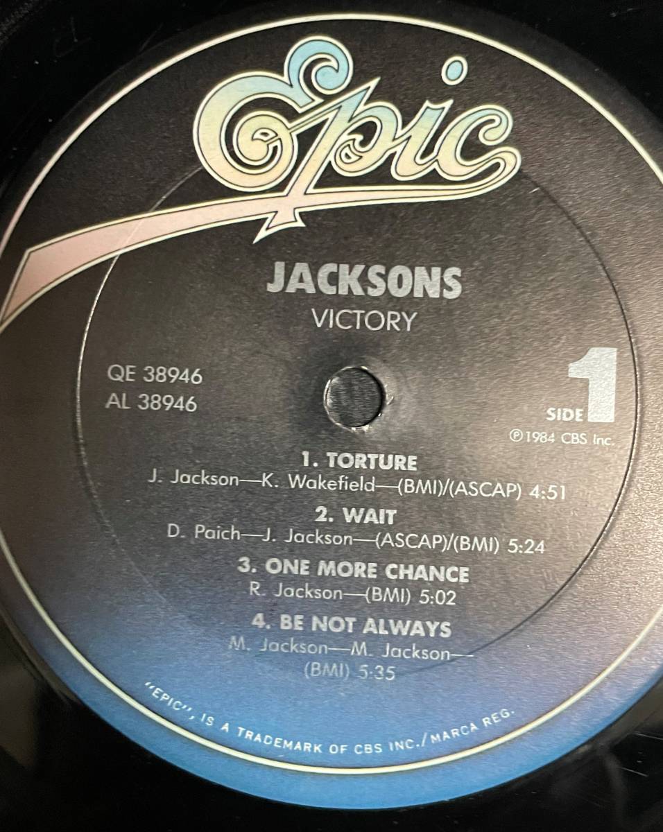 ジャクソンズ - ビクトリー / マイケル・ジャクソン ジャーメイン ミック・ジャガー / ジャクソン5 / 12インチ レコード_画像5