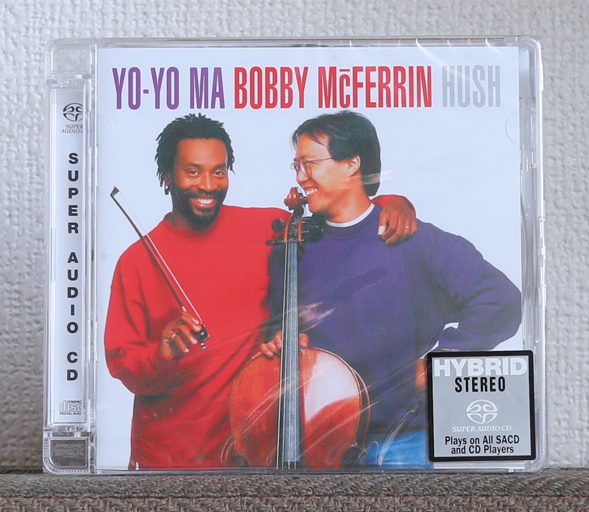 高音質CD/SACD/ヨーヨー・マ/ボビー・マクファーリン/ハッシュ/Yo-Yo Ma/Bobby McFerrin/Hush/ジャズ/クラシック/チェロ/バッハ/Bach_画像1