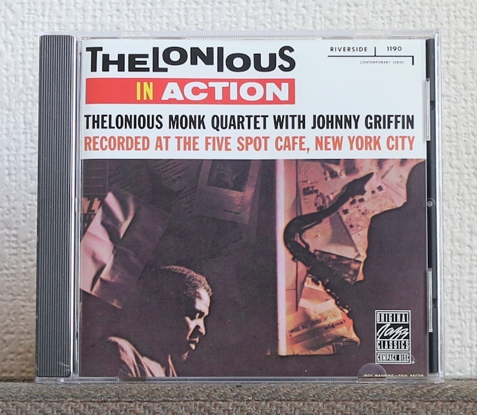 品薄CD/JAZZ/セロニアス モンク/イン アクション/ジョニー グリフィン/ロイ ヘインズ/Thelonious Monk in Action/Johnny Griffin/Riverside_画像1