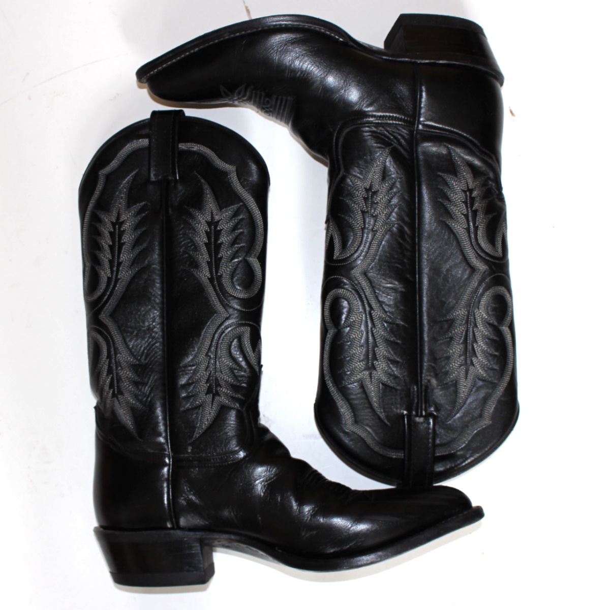  Tony Lama Tony Lama/ western boots / 26.8/ E/ black black / J2914