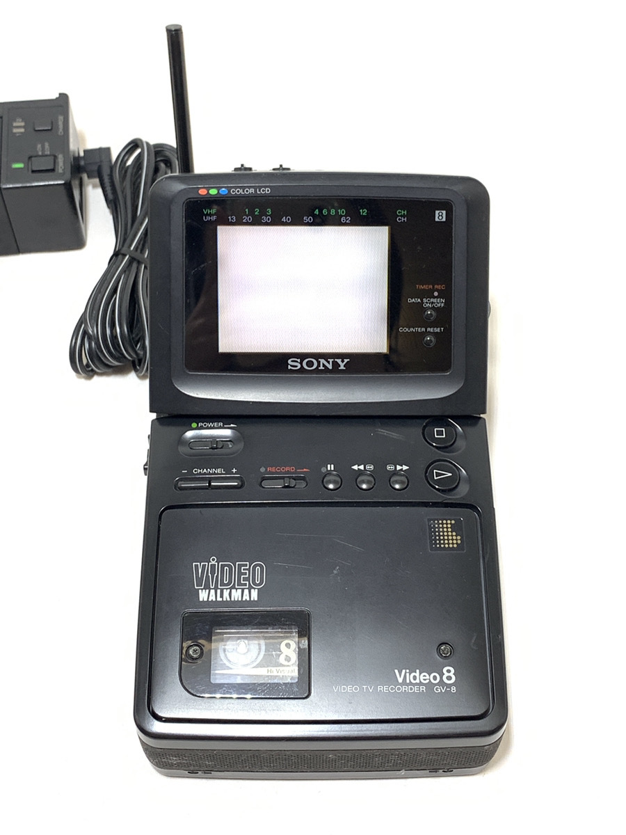 極上 SONY HI8ビデオウォークマン GV-8 Video8 8mmビデオカメラ 