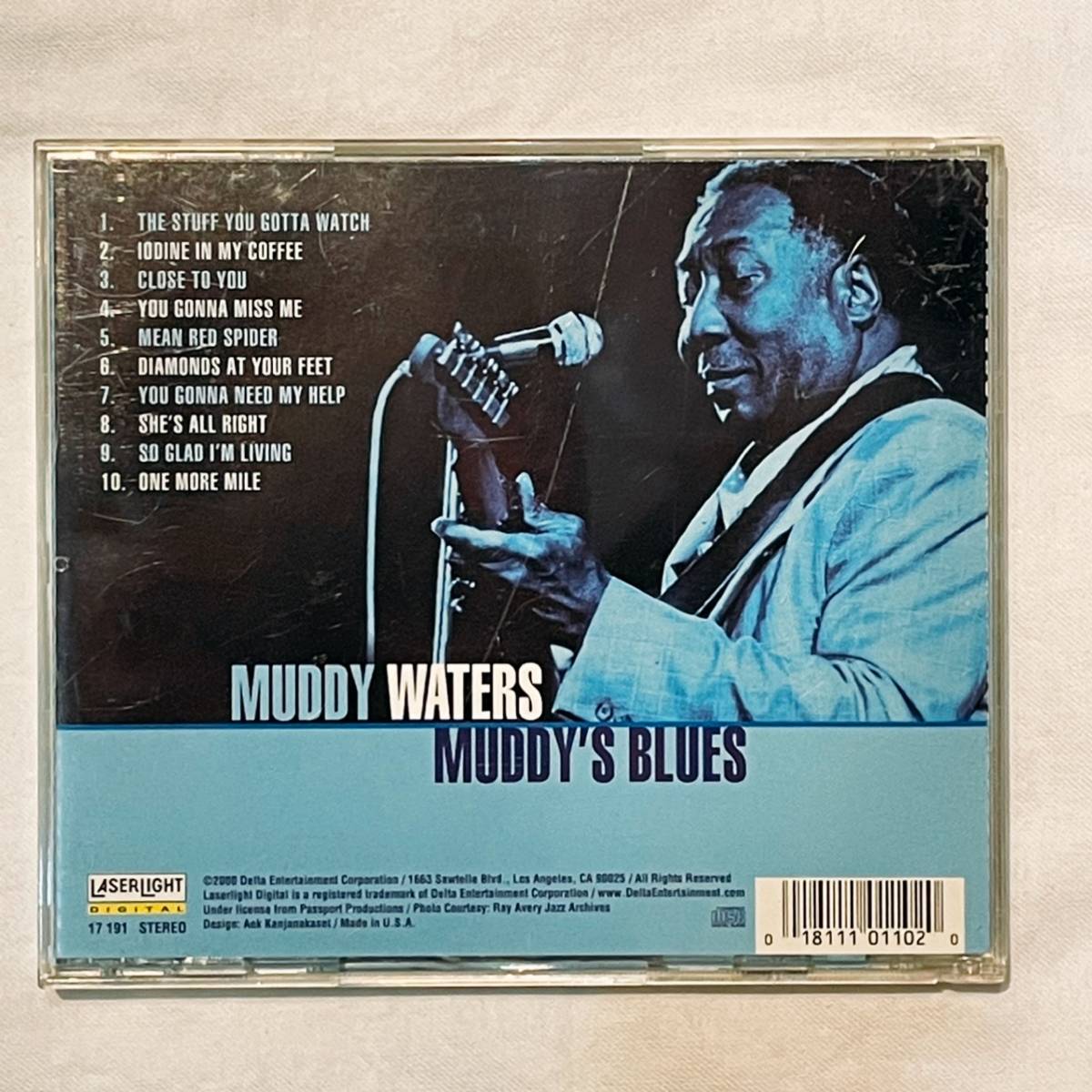 MUDDY WATERS マディ・ウォーターズ CD「MUDDY'S BLUES」US盤 アメリカ シカゴ ブルース ロック R&B 中古 ハウリン・ウルフ バディ・ガイの画像8