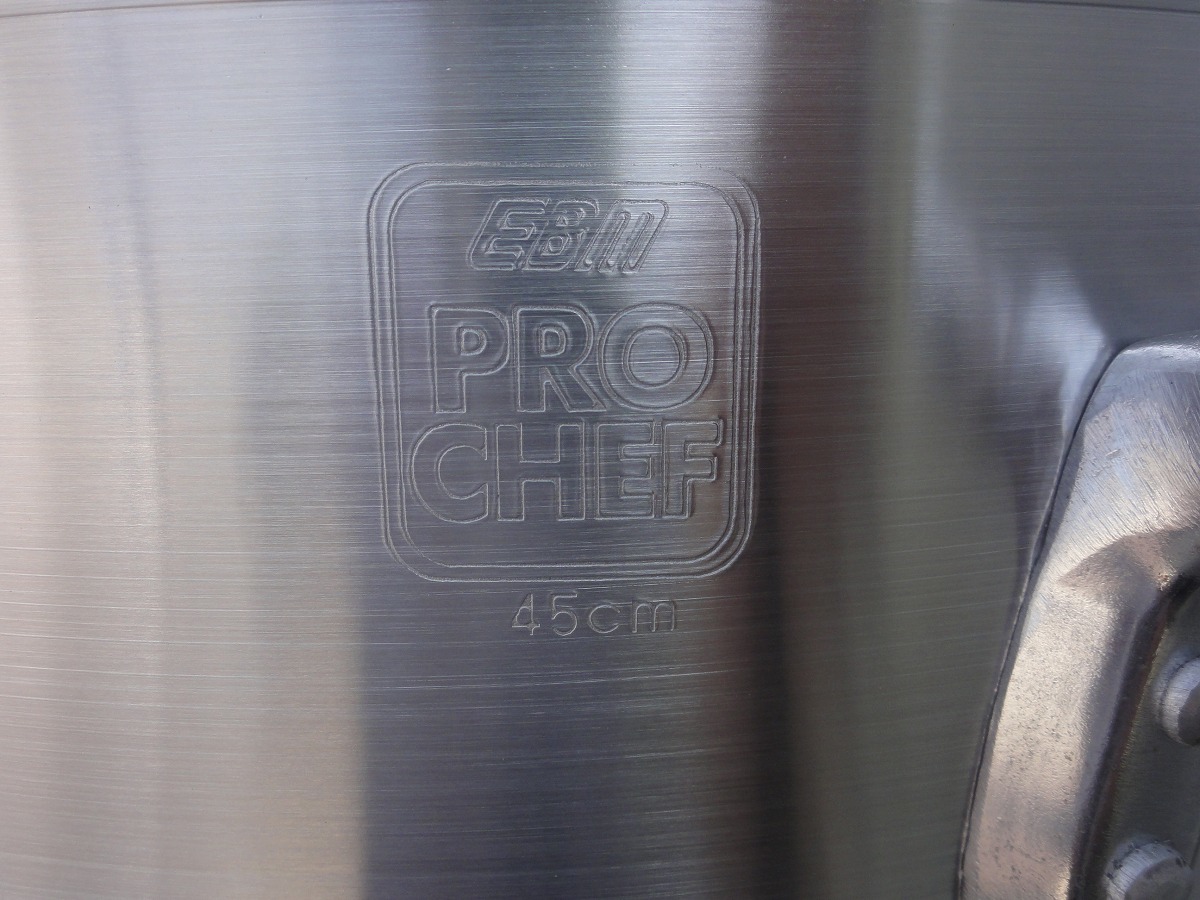 TTOWN 未使用長期保管品 アルミ半寸銅鍋 45cm EBM PRO CHEF 業務 TTOWN 未使用長期保管品 アルミ半寸銅鍋 45cm EBM PRO CHEF 業務