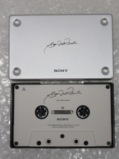 SONY スーパーメタルマスター/46分 録音済 ツメあり/カセットテープ
