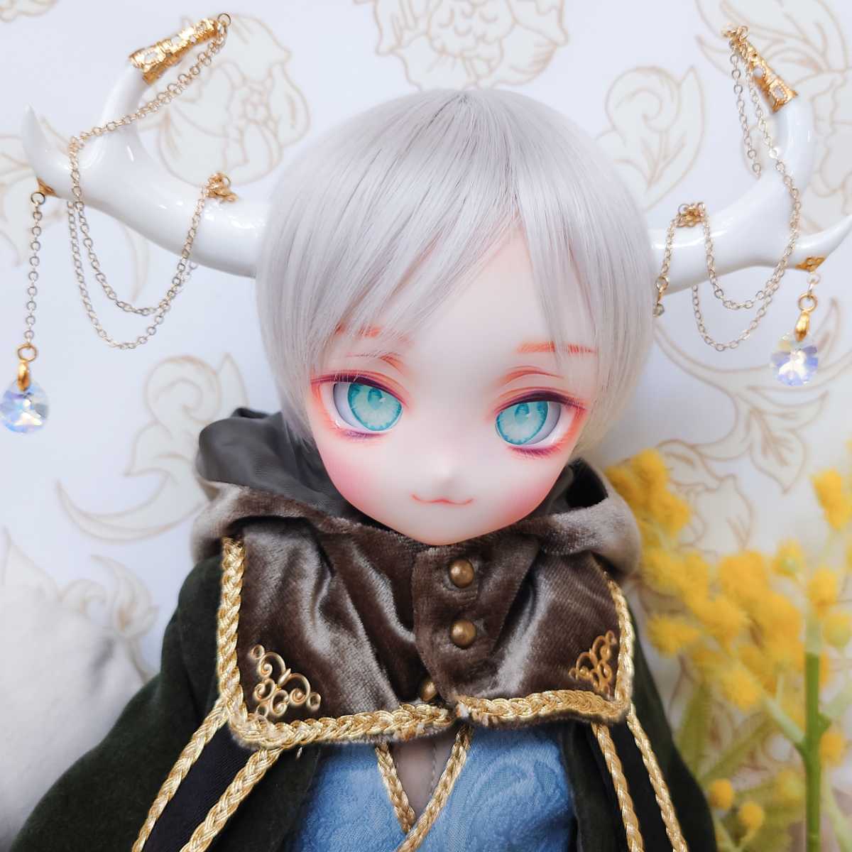 BlueBell】DDH-27 セミホワイト肌 カスタムヘッド+ディーラー様製アイ