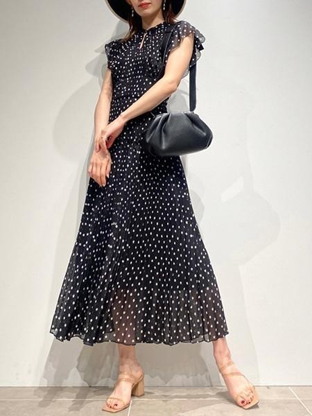 SNIDEL プリーツプリントワンピース ◇新品未開封 www.lram-fgr.ma