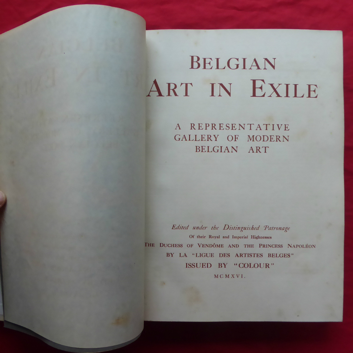 w15/洋書【亡命中のベルギーの芸術：Belgian Art in Exile: A representative gallery of modern Belgian art】 @5_画像5