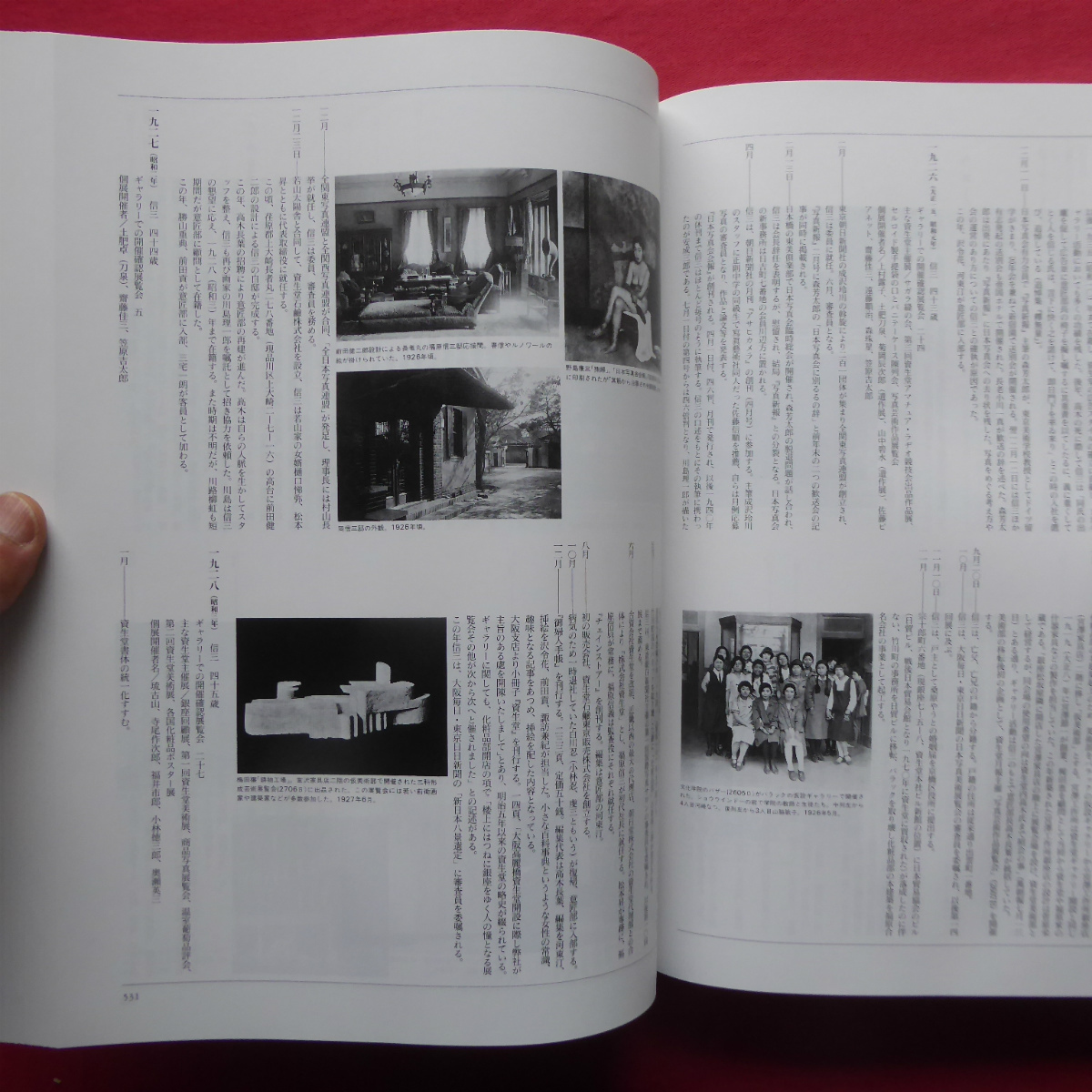 θ23/富山秀男監修【資生堂ギャラリー七十五年史 1919～1994/求龍堂・1995年】資料編 @4_画像8