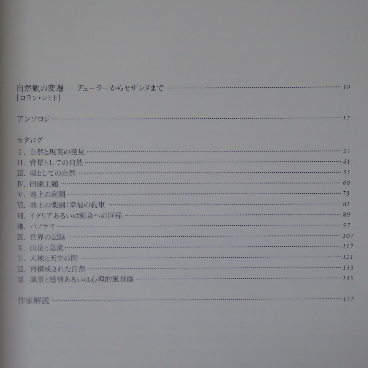 z22図録【芸術と自然/1993年・東武美術館ほか】自然観の変遷-デューラーからセザンヌまで/田園主題/地上の庭園_画像4