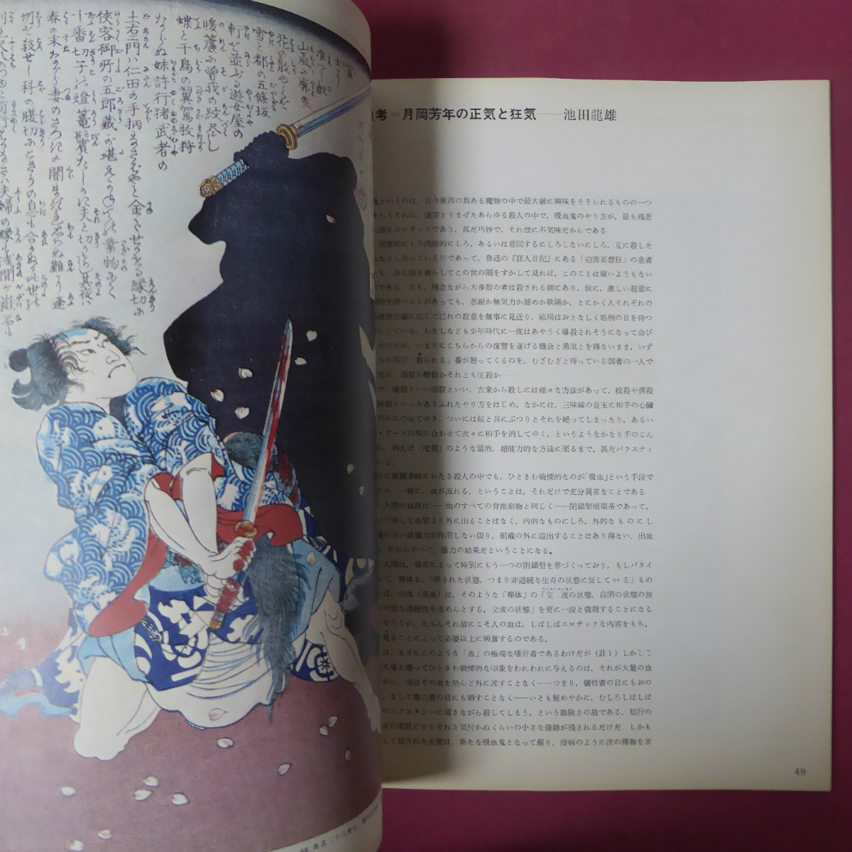 z25 fine art magazine [...][ special collection : Meiji. ukiyoe -. year * Kiyoshi parent * country ./. waste .. .. proof /...- month hill . year. regular .. madness / Meiji woodcut ]