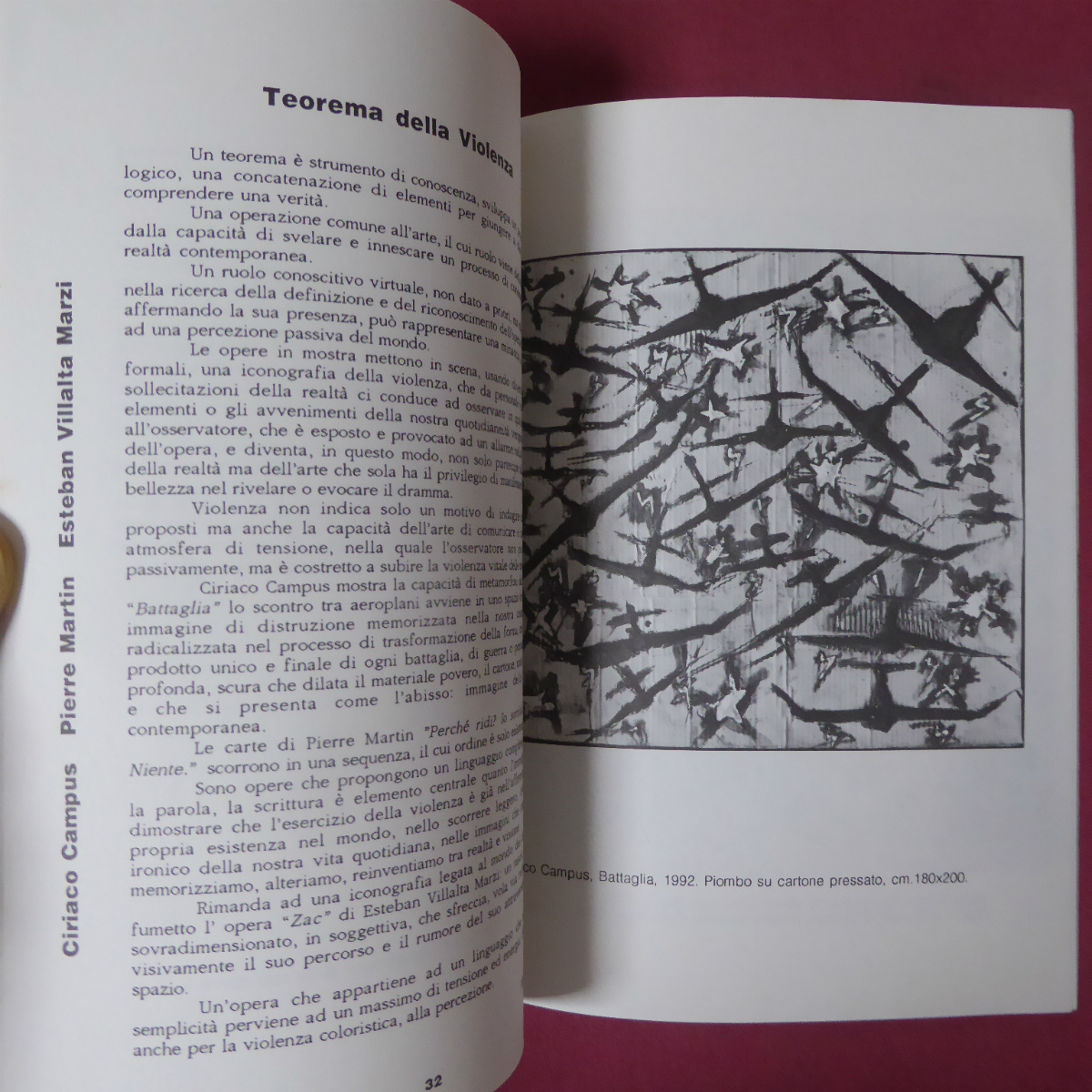 a7/洋書図録【TEOREMI：定理/1992年・Galleria Marco Rossi Lecce】Piero Mottola/Daniela Cignini/Dimitris Kozaris_画像6