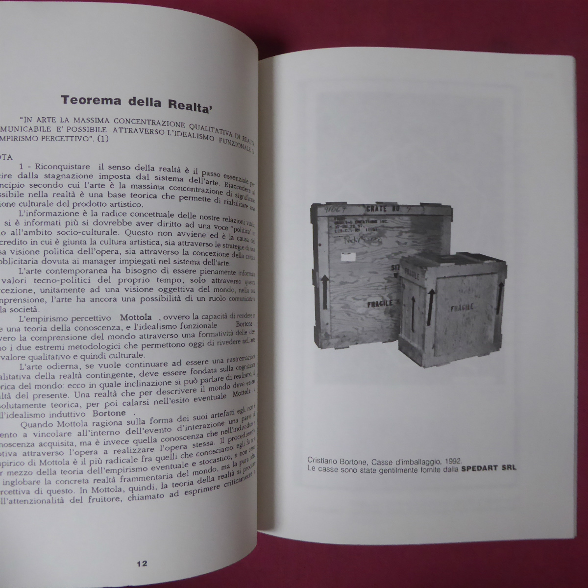 a7/洋書図録【TEOREMI：定理/1992年・Galleria Marco Rossi Lecce】Piero Mottola/Daniela Cignini/Dimitris Kozaris_画像10