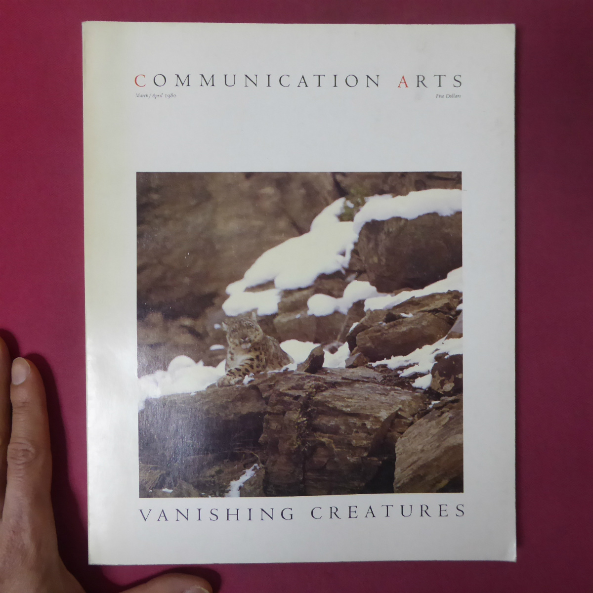 a7洋書雑誌【Communication Arts V.22, #1 (#142)/特集:消える生き物：Vanishing Creatures】_画像1
