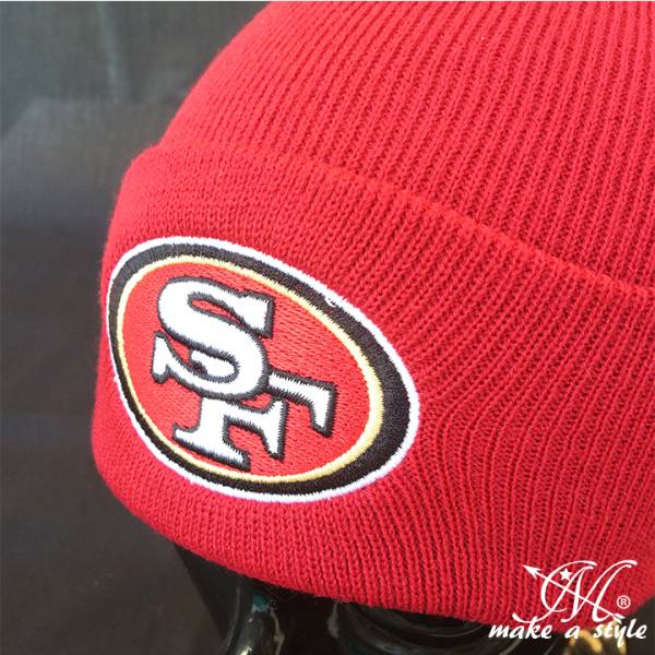 NFL Сан-Франциско 49ers вязаная шапка Beanie красный 333