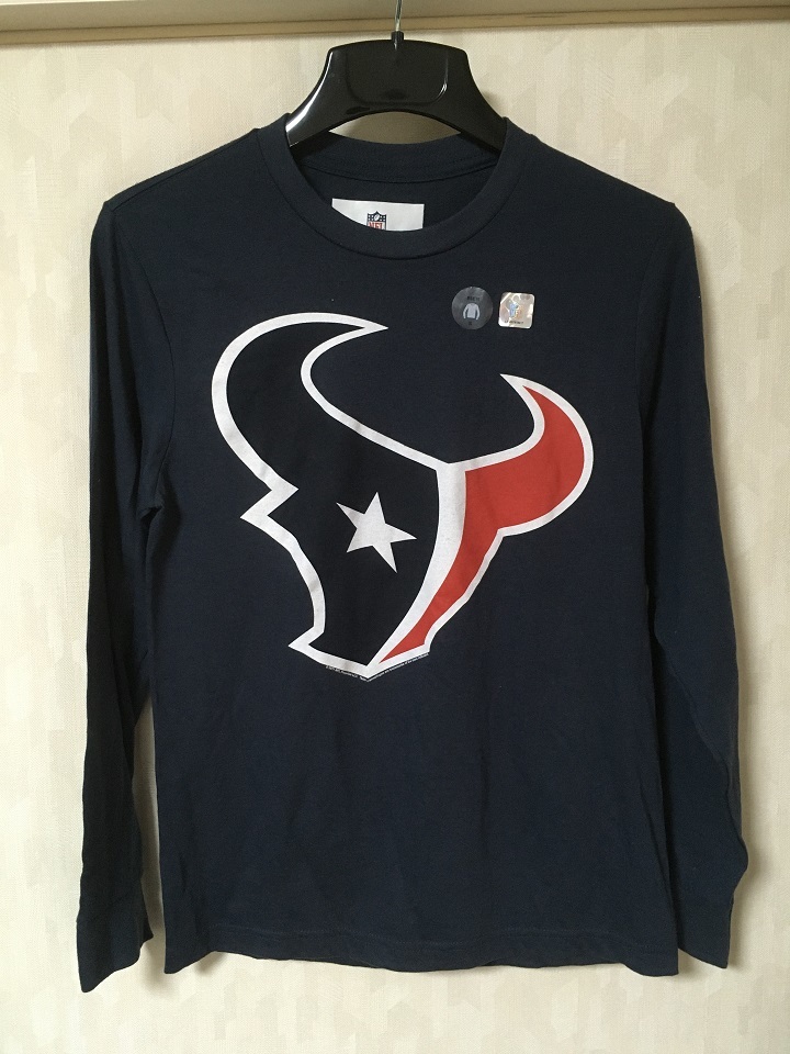 NFL ヒューストン テキサンズ HOUSTON TEXANS ロンT 長袖 ロングスリーブ Tシャツ S 3541_画像1