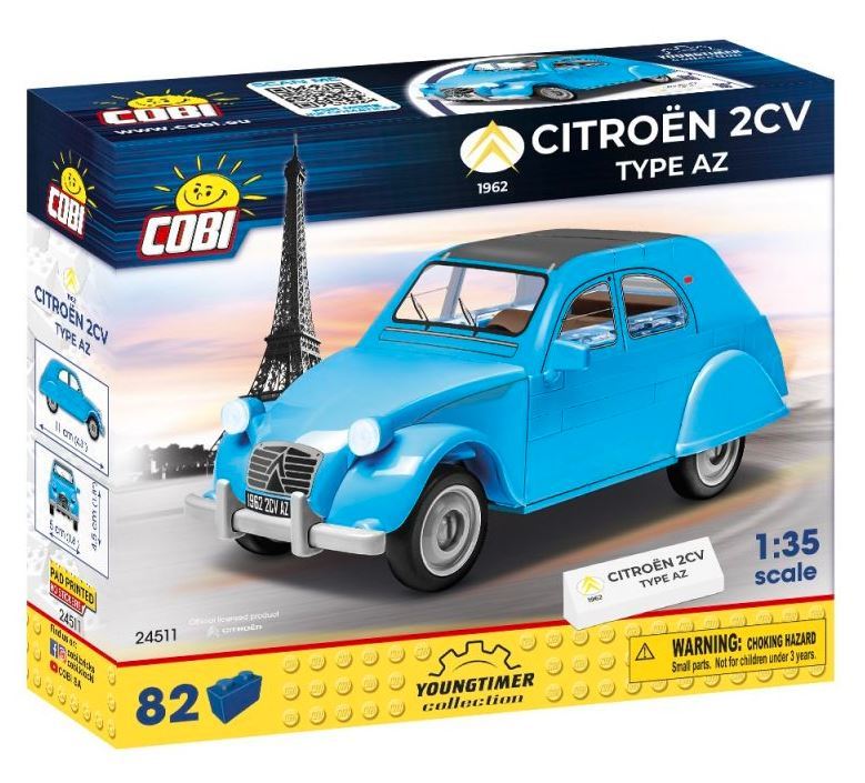 COBI block * 1/35 scale automobile * Citroen 2CV AZ type 1962 / Citroen 2CV Type AZ 1962 * new goods / unopened * EU made 