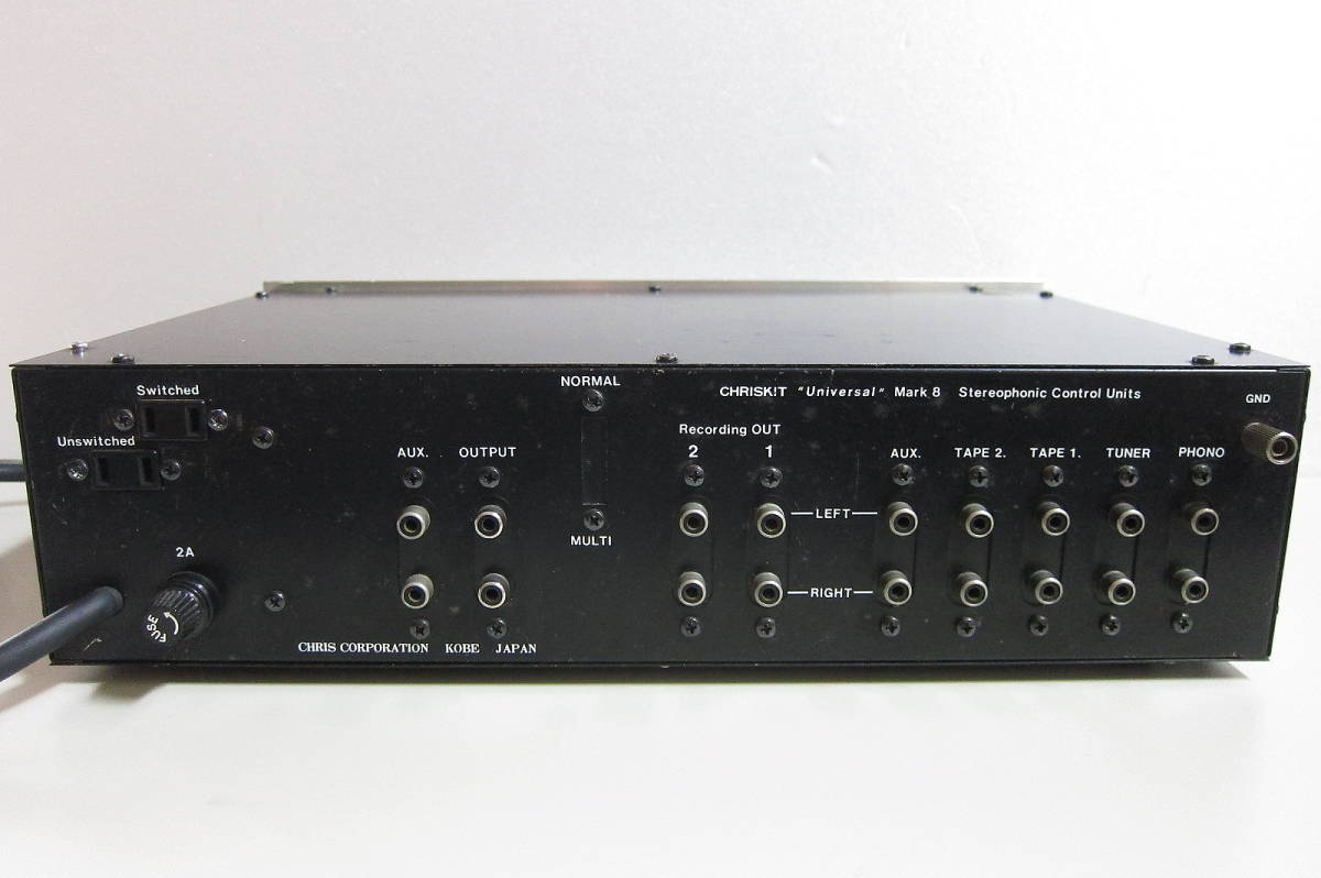 Chriskit MARK8 UNIVERSAL プリアンプ 動作品-