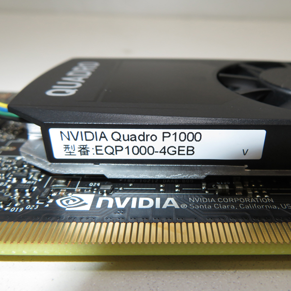 10枚セット◇nVidia Quadro P1000 4GB PCI-Express グラフィックボード ロープロファイル