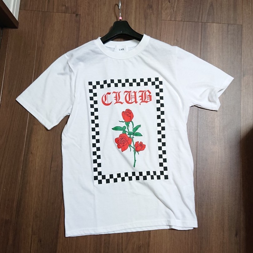 LAB Tシャツ B'z 稲葉浩志 同デザイン 白 メンズ M|Yahoo LAB Tシャツ B'z 稲葉浩志 同デザイン 白 メンズ M|Yahoo